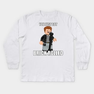 Brick Astley Kids Long Sleeve T-Shirt